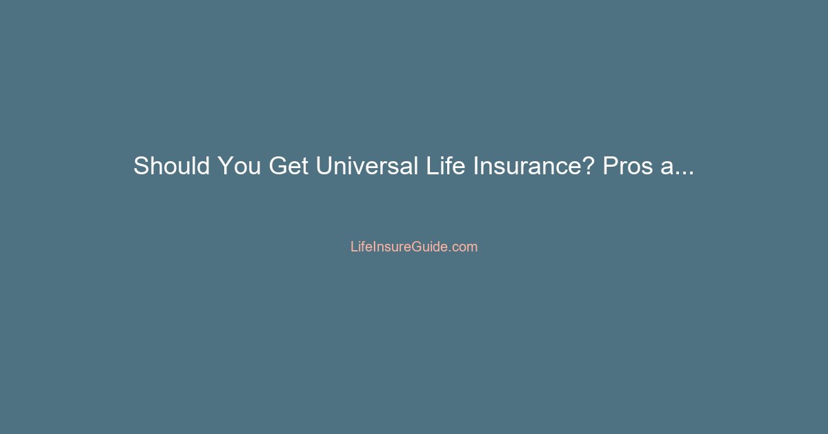 universal life insurance